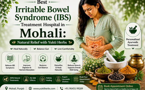 Best Irritable Bowel Syndrome (IBS) Treatment Hospital in Mohali: Natural Relief with Yukti Herbs