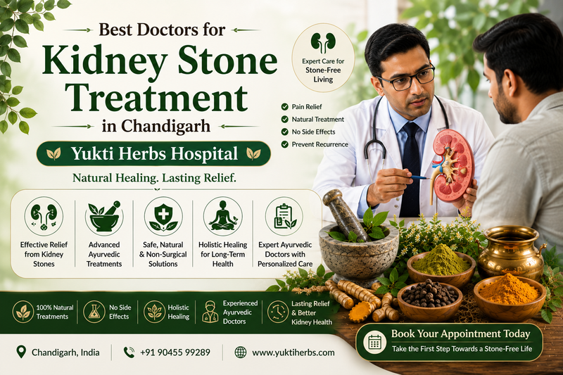 Best Doctors for Kidney Stone Treatment in Chandigarh – Yukti Herbs Hospital