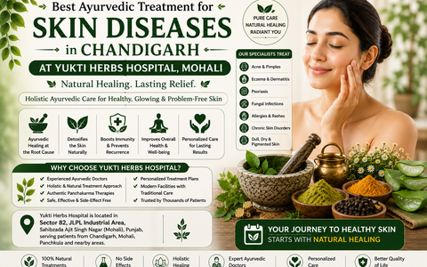 Best Ayurvedic Treatment for Skin Diseases in Chandigarh | Yukti Herbs Hospital, Mohali