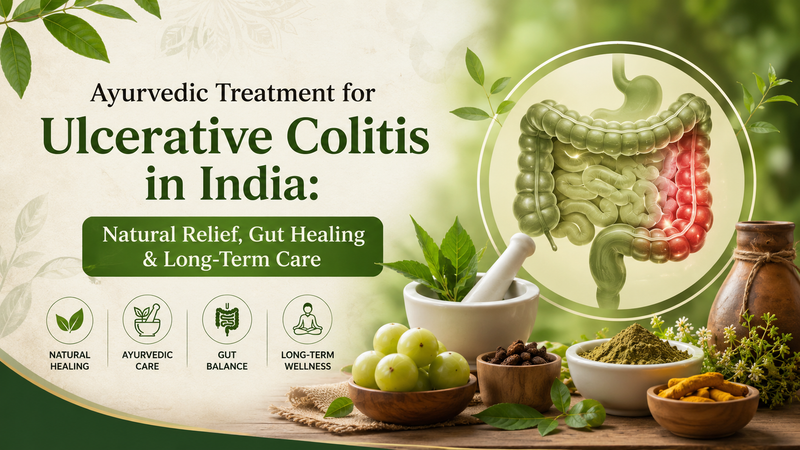 Ayurvedic Treatment for Ulcerative Colitis in India: Natural Relief, Gut Healing & Long-Term Care