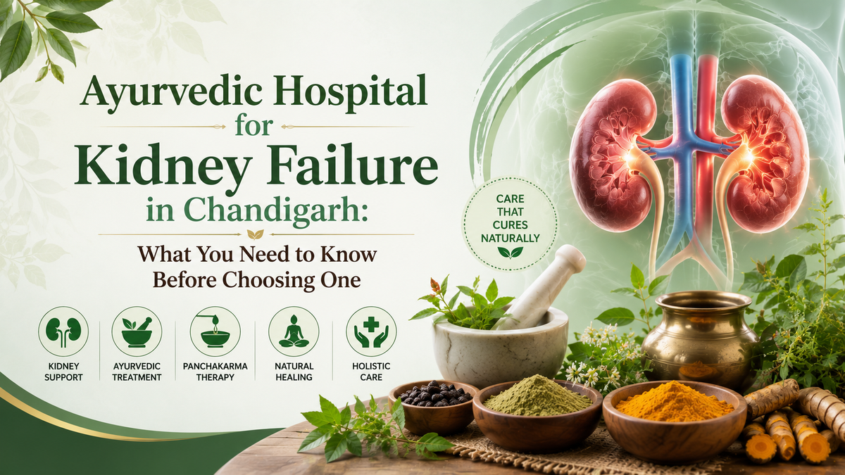 Ayurvedic Hospital for Kidney Failure in Chandigarh: What You Need to Know Before Choosing One