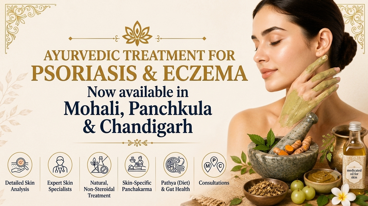 Ayurvedic Treatment for Psoriasis & Eczema in Mohali, Panchkula & Chandigarh