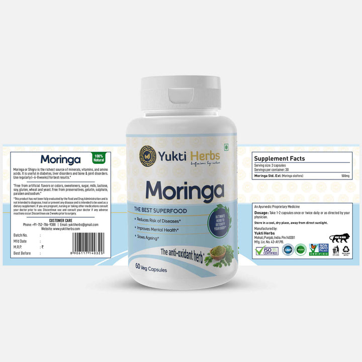 Moringa Capsules for overall health 
