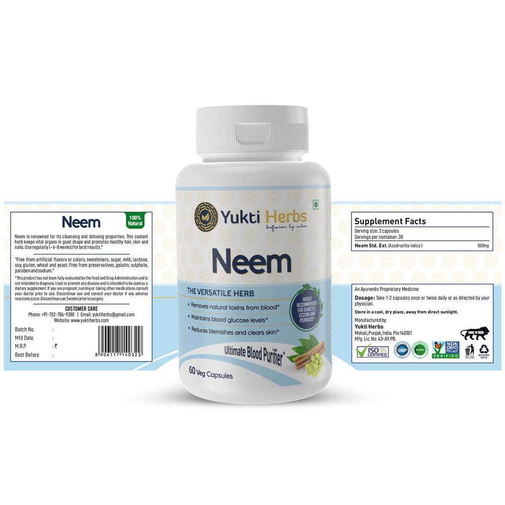 Neem Capsules for Skin