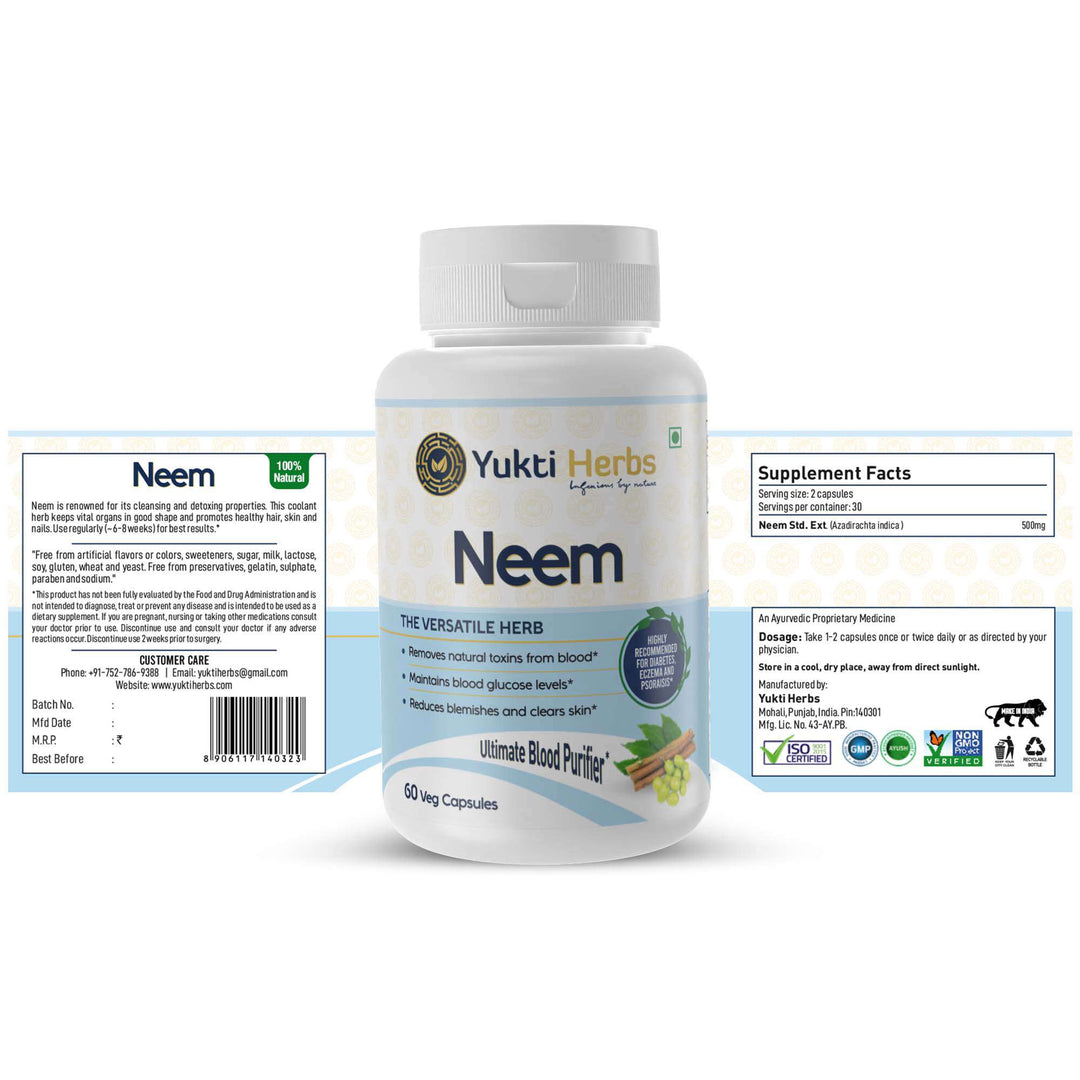 Neem Capsules for Skin