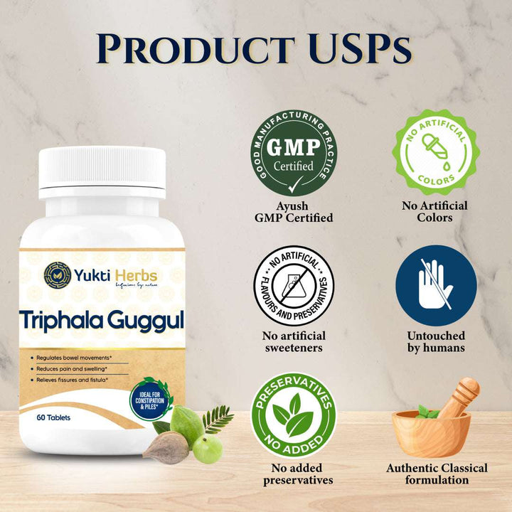 Triphala Guggul By Yukti Herbs
