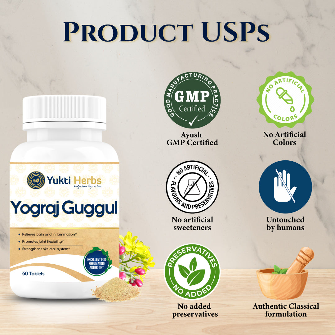 Buy Yograj Guggul Tablets 